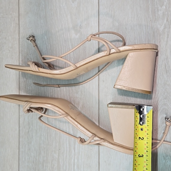 Marck Fisher Women Malyn Square Toe Heels Lace Up Shoes Sandals Sz 11M - Picture 10 of 12